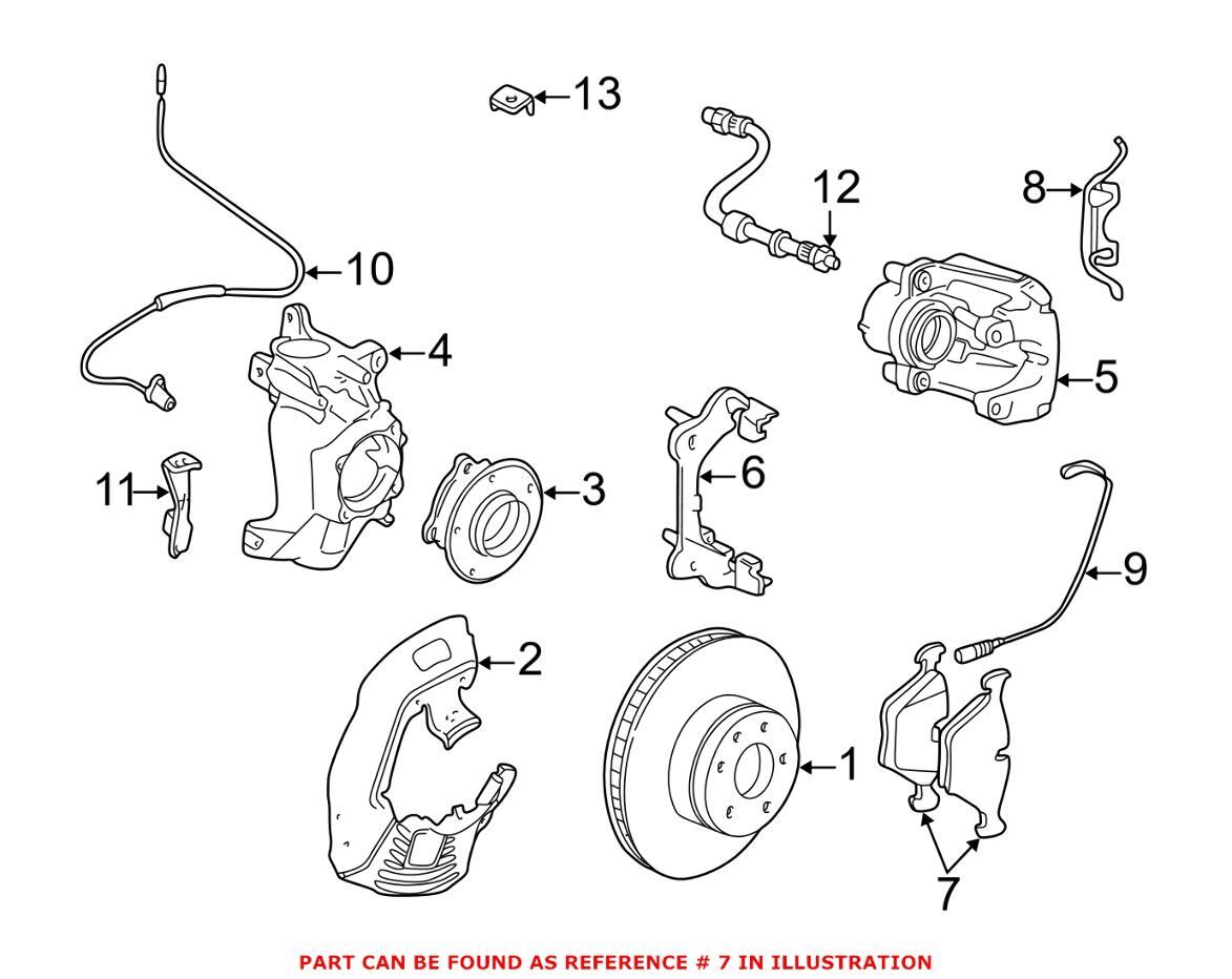 BMW Disc Brake Pad Set - Front 34116763652